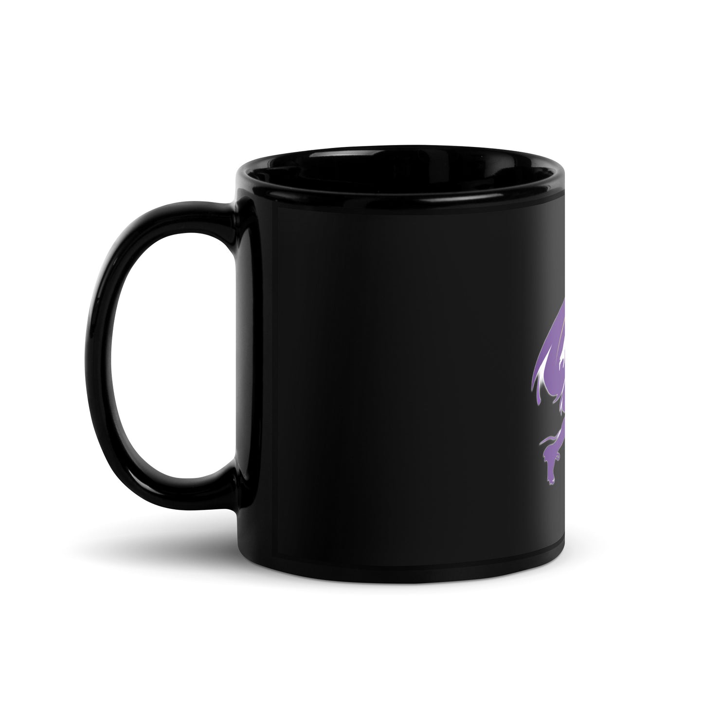 Musketeer Football Black Glossy Mug