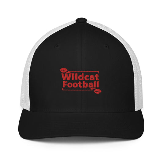 Wildcat Football Closed-back trucker cap