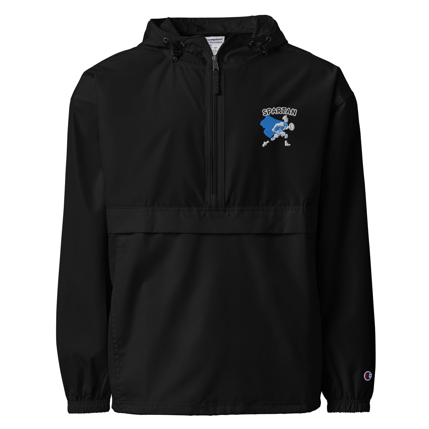 Spartan Football Embroidered Champion Packable Jacket