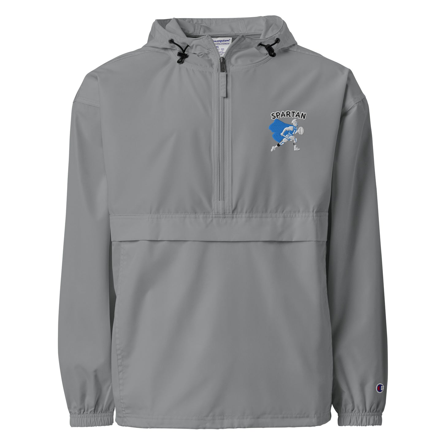 Spartan Football Embroidered Champion Packable Jacket