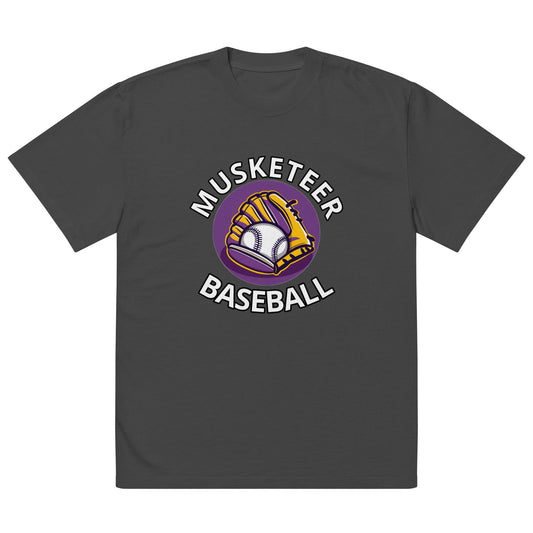 Musketeer Baseball Oversized faded t-shirt