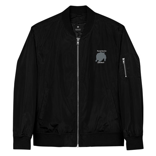 Razorback Football Premium recycled bomber jacket