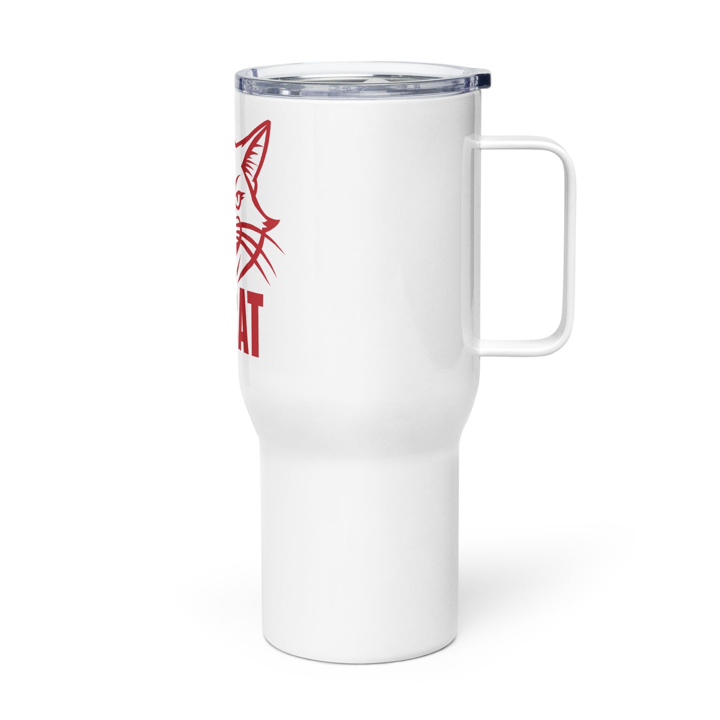 Wildcat Travel mug with a handle