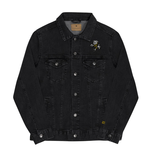 Bulldog Football Unisex denim jacket