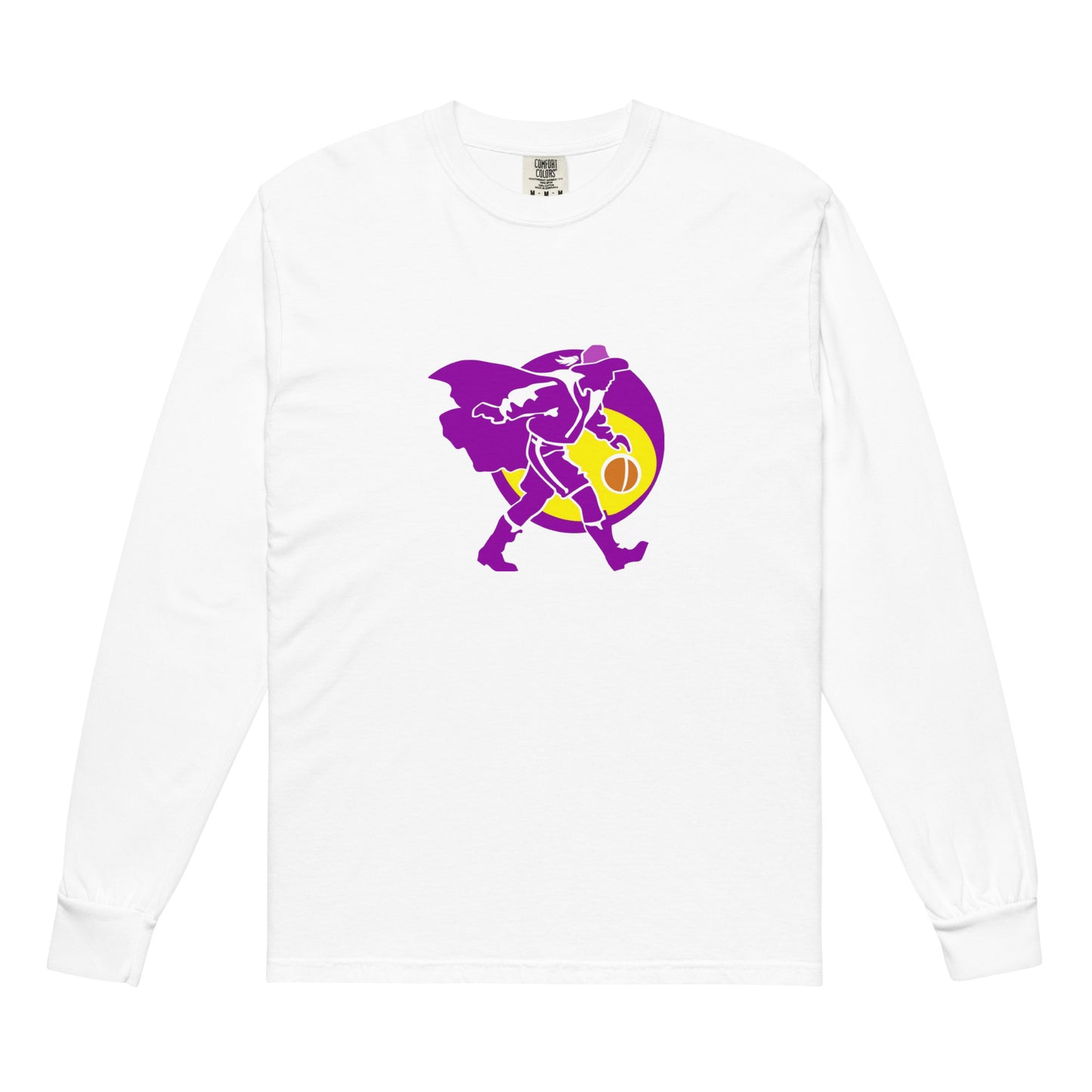 Musketeer Basketball Garment-dyed heavyweight long-sleeve shirt