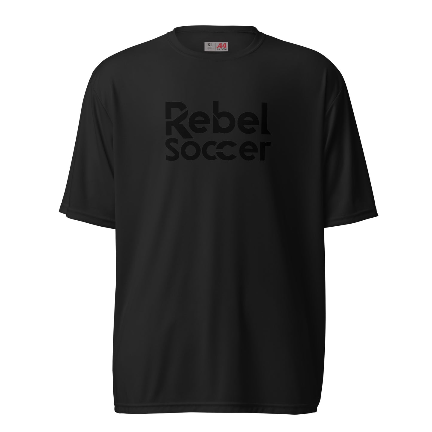 Rebel Soccer Unisex performance crew neck t-shirt