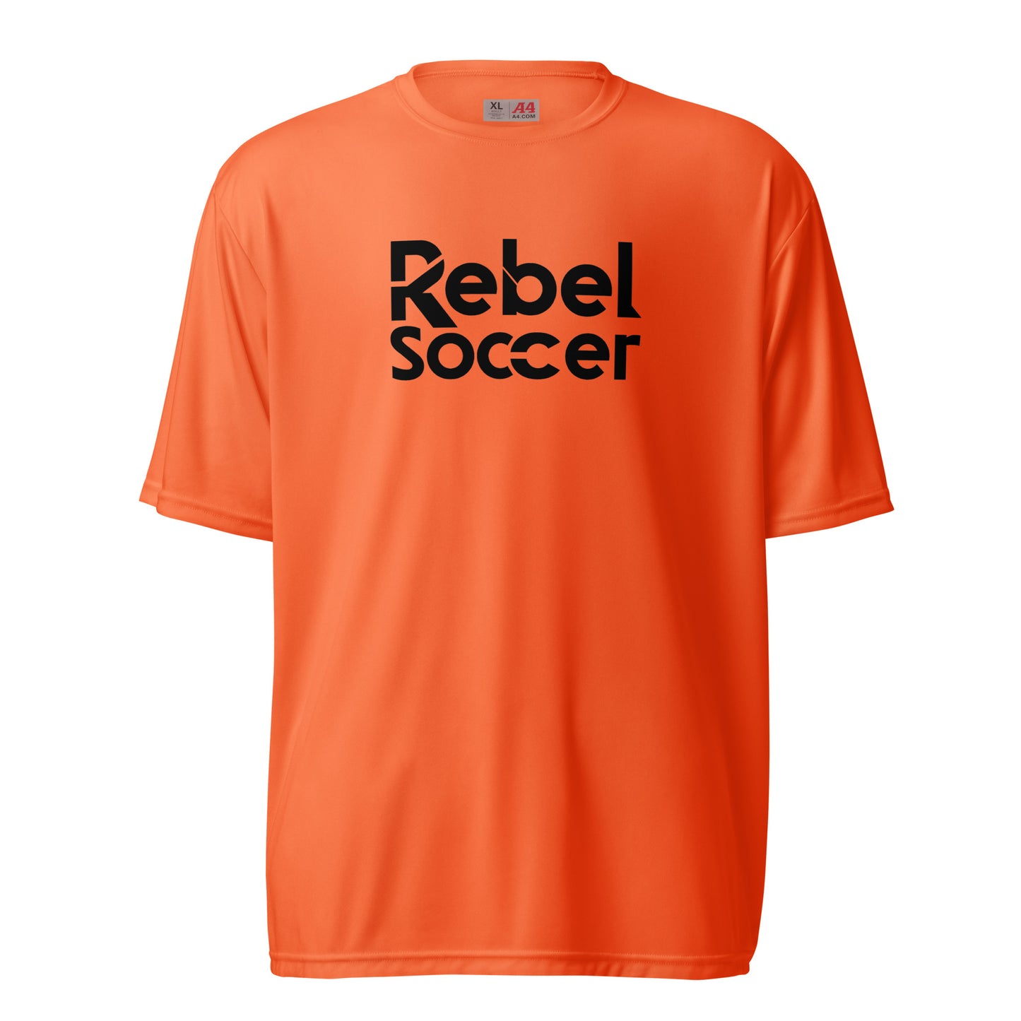 Rebel Soccer Unisex performance crew neck t-shirt