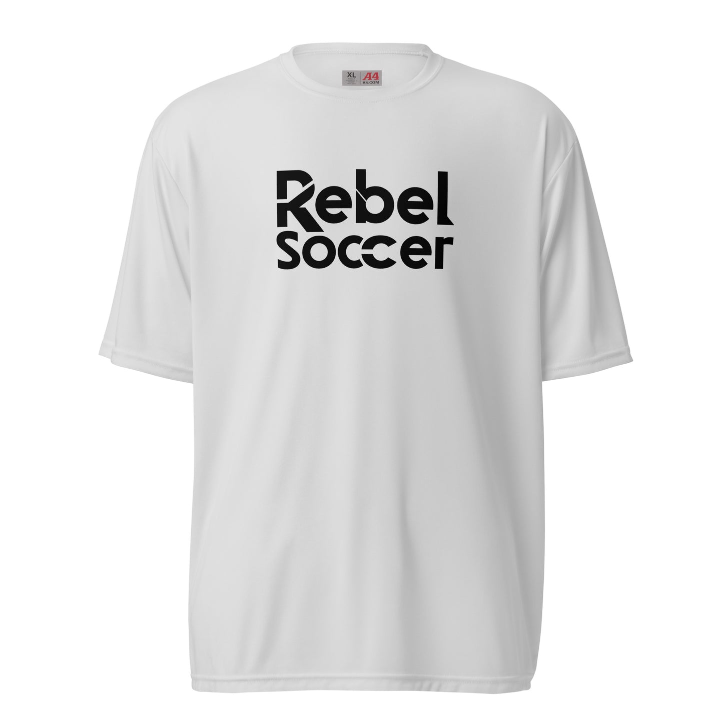 Rebel Soccer Unisex performance crew neck t-shirt