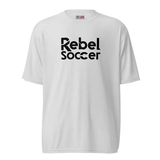 Rebel Soccer Unisex performance crew neck t-shirt