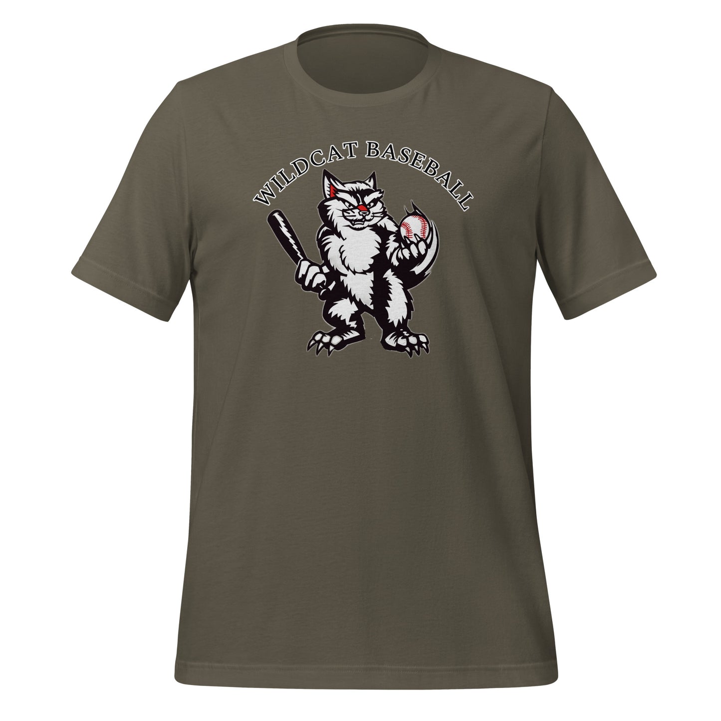 Wildcat Baseball Cotton Unisex t-shirt