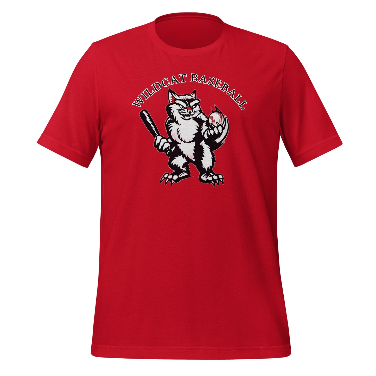 Wildcat Baseball Cotton Unisex t-shirt